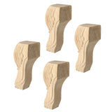 European,Solid,Carving,Furniture,Unpainted,Couch,Cabinet,Feets