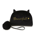 Cosmetic,Large,Capacity,Velvet,Travel,Portable,Simple,Storage