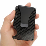 Carbon,Fiber,Credit,Holder,Blocking,Metal,Wallet,Money