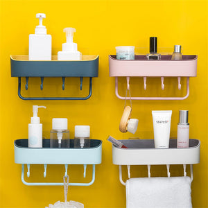 Bathroom,Shelf,Organizer,Shower,Shampoo,Holder,Storage,Punch