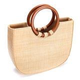 Women,Straw,Rattan,Woven,Beach,Handbag,Shoulder,Outdoor,Travel