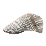 Women,Cotton,Breathable,Outdoor,Beret,Geometric,Patterns,Causal,Sunscreen,Forward