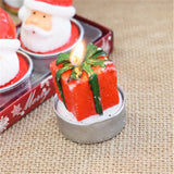 Christmas,Candle,Santa,Claus,Snowman,Candle,Party,Gifts,Decoration,Candles
