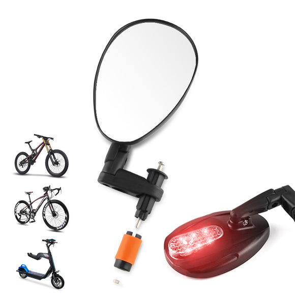 CXWXC,Bicycle,Cycling,Mirror,Rotation,Warning,Lights,Convex,Handlebar,Safety,Mirror