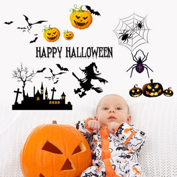 Miico,MJ7012,Cartoon,Halloween,Sticker,Festive,House,Decoration,Sticker