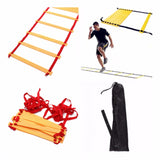 Meters,Knots,Yellow,Football,Training,Agility,Ladder,Training,Frame