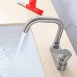 Stainless,Steel,Bathroom,Basin,Faucet,Rotate,Single,Handle,Double,Mixer,Hoses