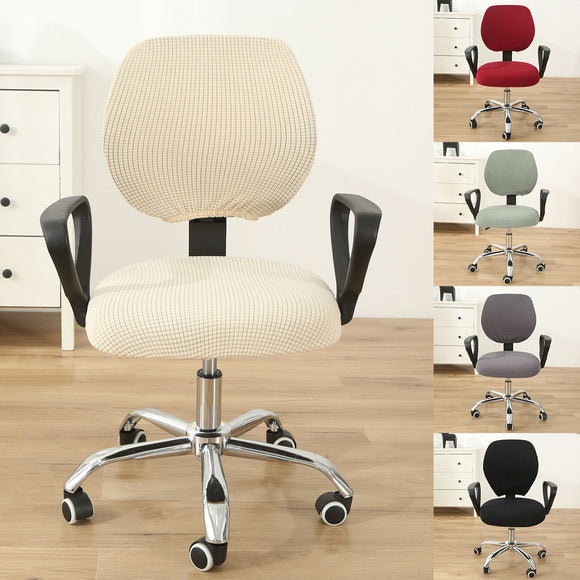 Computer,Office,Chair,Stretch,Covers,Swivel,Rotating,Seater,Armchair,Protector