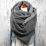 Women,Cotton,Thick,Winter,Outdoor,Casual,Solid,Color,Scarf,Shawl