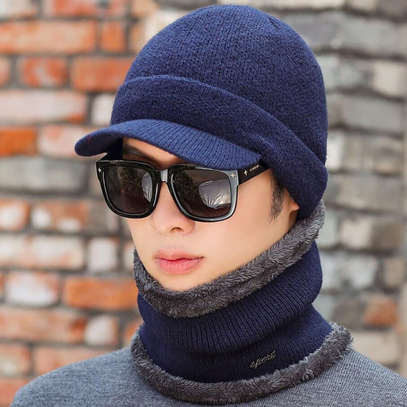 Outdoor,Men's,Letter,Earmuffs,Scarf