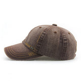 Unisex,Cotton,Washed,Denim,Baseball,Vintage,Adjustable,Snapback