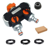 Universal,Faucet,Manifold,Water,Segregator,Garden,Splitter,Water,Divider,Quick,Connector,Nozzle,Control,Standard"