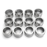 12Pcs,Stainless,Steel,Spice,Organizer,Storage,Container,Clear,Kitchen