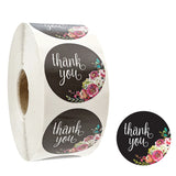 Round,Thank,Stickers,Paper,Envelope,Packaging,Label
