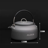 Alocs,Camping,Hiking,Water,Kettle,Portable,Picnic,Teapot,Coffee