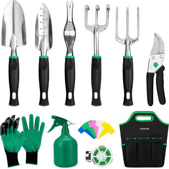 11Pcs,Heavy,Gardening,Succulent,Tools,Aluminum,Outdoor,Garden,Gloves,Trowel,Pruners,Tools,Farming,Gifts,Handbag