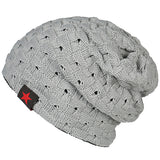 Men's,Winter,Cotton,Knitted,Beanie,Stretchable,Windproof,Earmuffs,Slouch,Skiing