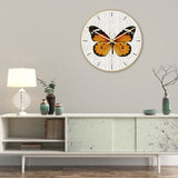Loskii,CC013,Creative,Butterfly,Pattern,Clock,Clock,Quartz,Clock,Office,Decorations