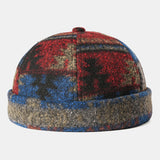 Retro,Brimless,Skull,Multicolor,Maple,Pattern,Customized