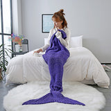 Knitted,Handmade,Mermaid,Blankets,Crochet,Mermaid,Blanket,Throw,Super