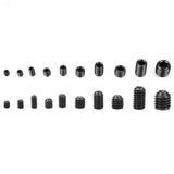 Suleve,MXCH13,300Pcs,Black,Socket,Screws,Screw,Allen,Point,Assortment,Grade,Carbon,Steel