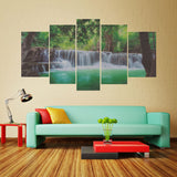 Rimless,Landscapes,Green,Waterfalls,Definition,Spray,Paintings,Decorations