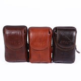 Outdoor,Vertical,Retro,Leather,Waist,Multifunction,Purse,Portable,Phone