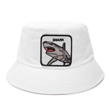 Men's,Women's,Cotton,Fisherman,Animal,Print,Shark,Outdoor,Bucket