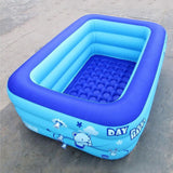 180cm,Thicken,Inflatable,Swimming,Rectangle,Children,Square,Bathing,Layer,Summer,Water
