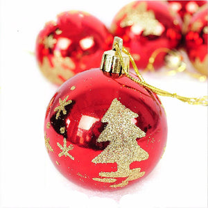 Christmas,Hanging,Glitter,Baubles,Christmas,Decoration