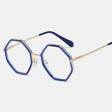 Glasses,Frame,Irregular,Round,Frame,Optical,Glasses