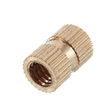 Suleve,M6BN1,140Pcs,Knurled,Brass,Round,Female,Thread,Knurled,Round,Insert,Embedment,Assortment