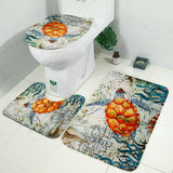 Turtle,Printing,Bathroom,Shower,Curtain,Toilet,Cover