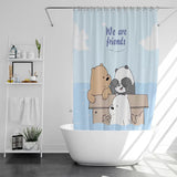 Cartoon,Waterproof,Bathroom,Shower,Curtain,Polyester,Fabric