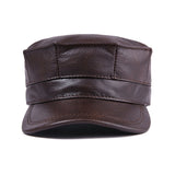 Leather,Octagonal,Men's,Fashion,Military,Earmuffs