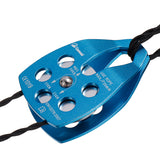 A7075,Aerospace,Aluminum,Climbing,Rescue,Double,Pulley,Speed,Cable,Trolley