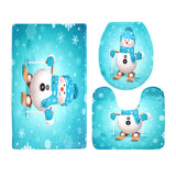 Christmas,Toilet,Covers,Bathroom,Bathroom,Carpet,Absorbent
