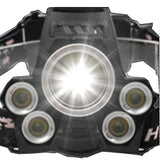 XANES,1600LM,Bicycle,Headlamp,Switch,Modes,Yellow,Bluray,Light