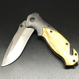 205mm,Stainless,Steel,Folding,Blade,Outdoor,Survival,Tools,Sports,Hiking,Climbing,Cutter
