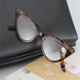 Women,Casual,Resin,Reading,Glasses,Fashion,Leopard,Presbyopic,Glasses