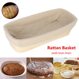 Banneton,Brotform,Rattan,Basket,Bread,Dough,Proofing,Rising,Basket,Liner