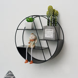 Round,Shelf,Shelves,Combination,Hanging,Storage,Bedroom,Decorations