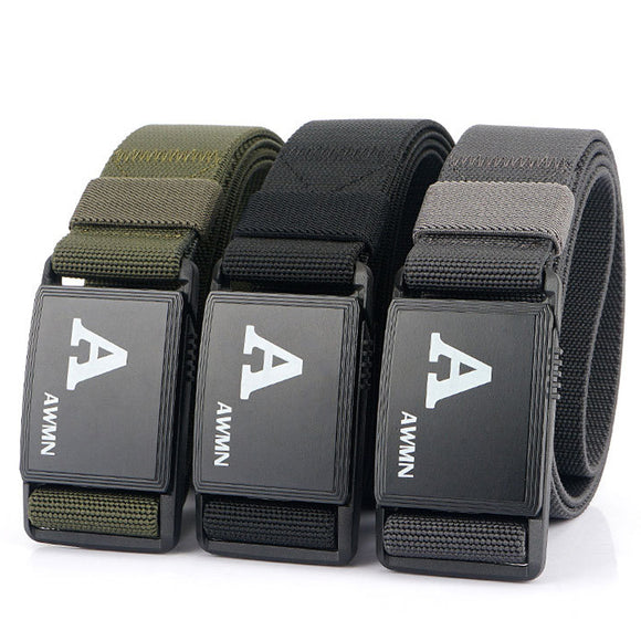 125CM,Nylon,Tactical,Outdoor,Leisure,Canvas,Waist,Belts,Alloy,Magnetic,Buckle
