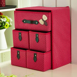 Three,Layer,Storage,Drawer,Underwear,Cosmetic,Makeup,Sundries,Organizer