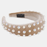 Pearl,Sponge,Headband,Multicolor,Ladies,Headband