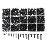 Suleve,MXCH5,500Pcs,Carbon,Steel,Screw,Socket,Assortment