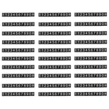 Cubes,White,Black,Adjustable,Price,Display,Blank,Label,Retail