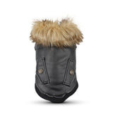 Nsmsan,Collar,Leather,Coats,Waterproof,Winter,Coats,Puppy,Weather,Clothes