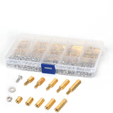 Suleve,M3BH6,750Pcs,Brass,Column,Standoff,Support,Spacer,Pillar,Stainless,Steel,Cross,Screw,Assortment,Board