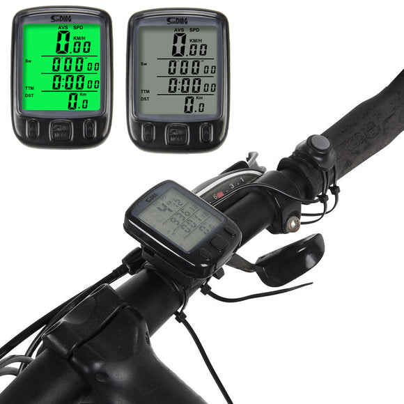 SUNDING,Multifunctional,Bicycle,Computer,Wired,Odometer,Stopwatch,Waterproof,Digital,Speedometer,Tracker